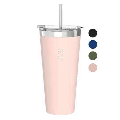 BOZ Tumbler - Tumbler met deksel en rietje - groot