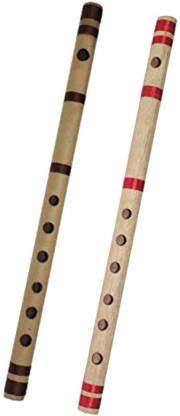 SG Musical Handmade Indian Bansuri Combo B and G Bamboo Flute