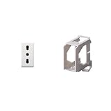 centralino da parete 10 moduli Serie System Gewiss Gewiss Serie System Nr. 1 sopporto per montaggio su guida DIN un modulo compresa con Nr. 1 Presa bivalente