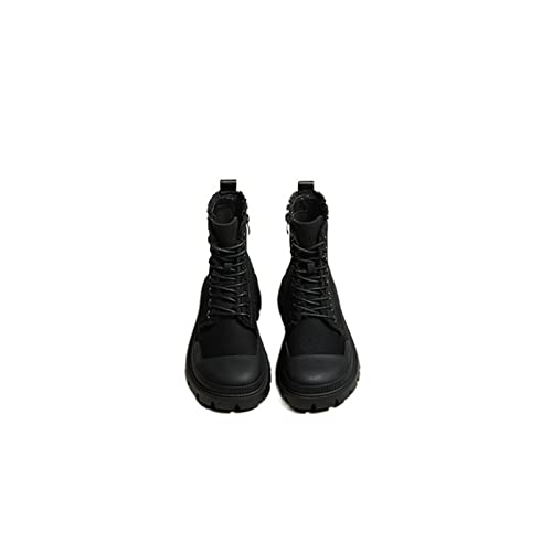 Chaussures pour femmes bottes en toile tendance à plateforme