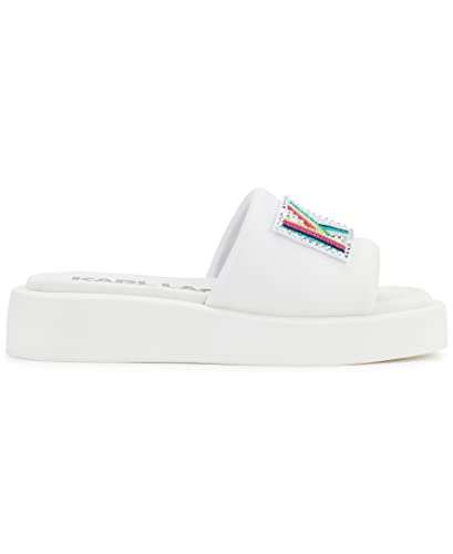 Image of KARL LAGERFELD Women's Opal Embellished Platform Sandal