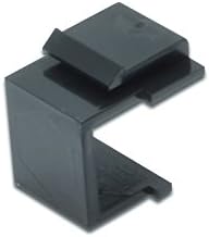 Digitus DNBLIND Locking Cap for Blank Patch Panels Or Sockets, Black, Keystone Module - Blind Cap, Universal