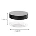 GLOLOOS 3 pcs 30ml(1.02oz) White Reusable Portable Powder Compact Container No Leak Powder case with Rotatable Sifter and Lined Screw Lid.