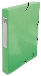 Exacompta - Ref 59926E - Iderama Collection - Filing Box - 240 x 320mm in Size, Suitable for Holding A4 Documents, 40mm Spine, Spine Label - Purple (Single)