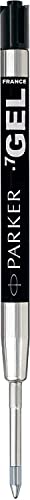 Parker Gel Refill For Ballpoint Pens Medium Point Black Ink 4-Total Refills #TOP2