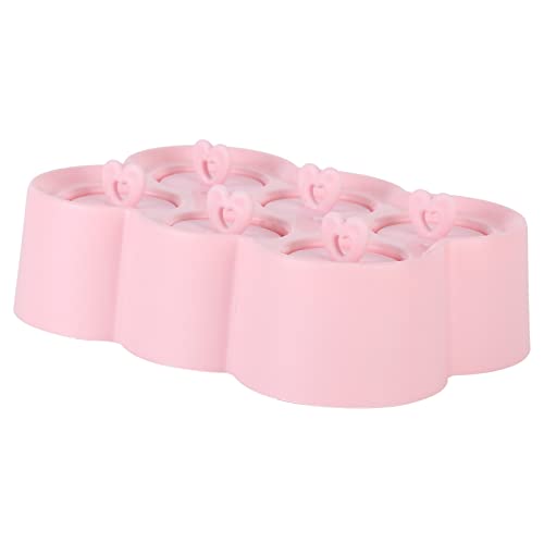 Molde para helado de bricolaje de silicona rosa: herramienta de cocina para hogar 7