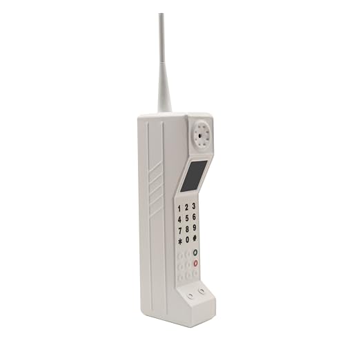 Fake Phone Prop Retro Phone 90s Phone for Home (White)