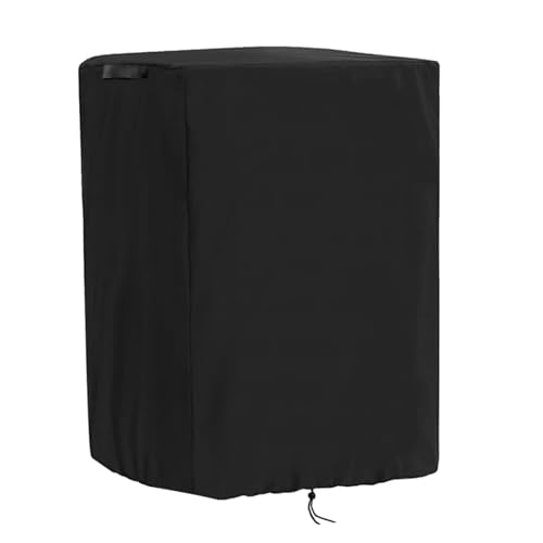 Image of 420D Waterproof Popcorn Machine Cover | Waterproof 420D fabric blocks rain, dust. Drawstring secures cover; handles ease removal. Fits commercial popcorn carts.