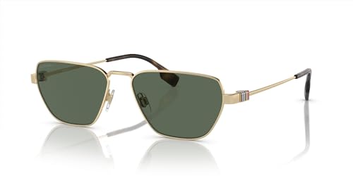 BURBERRY Sunglasses BE 3146 110971 Light Gold Dark Green