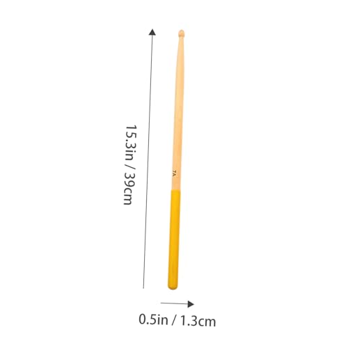 LIFKOME 6 Pares de Baquetas de Madera de Arce con Grip Antideslizante, Ligero, Profesional para Baterías Electrónicas y Acústicas para Principiantes, Estudiantes y Bateristas miniatura 2