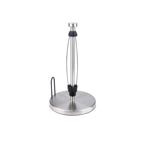 Portarrollos de cocina anticaídas de acero inoxidable para encimeras y mesas 2