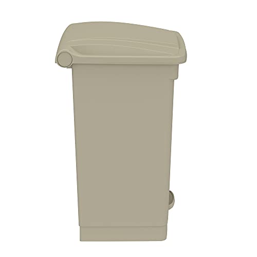 Caneca de basura Safco de plástico 12 galones con pedal miniatura 3