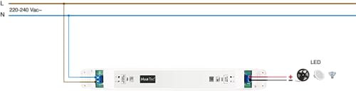 Illuburg Trasformatore LED 12V 30W Sottile Senza