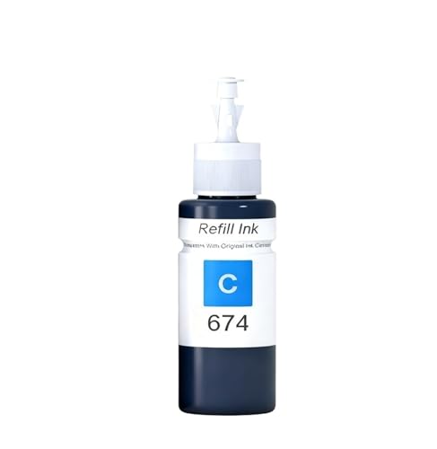 Encre pour imprimante L805 L1800 anti-bouchage couleur bleue 100ml