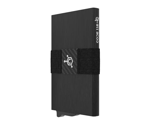 CODE 118 Wallet - Premium Automatic Smart Wallet, RFID Blocking, 6061-T6 Aerospace-Grade Aluminum, Genuine 3K Carbon Fiber, Easy-Access Trigger Mechanism3