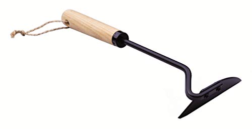 Preisvergleich Produktbild CALEIDO Hokkaido japanisches Gartenwerkzeug Sichel Handsichel Sichelhacke Unkrauthacke Hacke Fugenkratzer Rechen Federrechen Kultivator Gartenkralle Setzholz Schaufel Pflanzgabel (Sichelhacke 34 cm)
