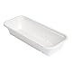 Garcia de Pou 50 Stück – Tabletts ’Bionic’, 500 ml, 22,5 x 9,6 x 4,3 cm, Weiß, Bagasse