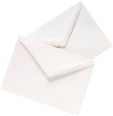 DJP A7 Creased Blank White Smooth Cards & C7 White Envelopes - Pack of 50, 4.49x3.23 inches - Image 4