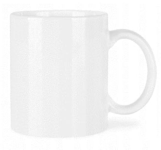 KONZEPT Juego de 6 tazas de café, tazas de porcelana de 350 ml para pintar, perfectas para ideas creativas de bricolaje y regalos personales, tazas de cerámica blanca KONZEPT Juego de 6 tazas de café, tazas de porcelana de 350 ml para pintar, perfectas para ideas creativas de bricolaje y regalos personales, tazas de cerámica blanca