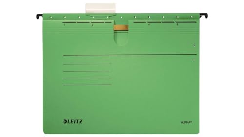 Leitz Alpha-Suspension File Coloured Card Green ® CFM