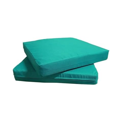 QQbed Patio Cushion Covers for Outdoor Deep Seat Lounge (20X18, Peacock) Cover