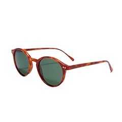 07.red Tortoise Frame / Green Lens