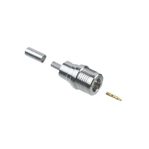 GXMRHWY QMA Connector for RG58 Straight Plug Crimp Type 50Ω