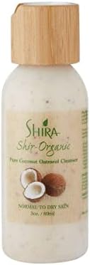 Shira Shir-Organic Pure Coconut Oatmeal Cleanser For Normal To Dry Skin Removes Dead Skin Cells And Provide Nourished Hydrated Soothing Skin.(89ml)