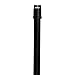 horizont Zusatzpfahl für Netze 105 cm über dem Boden, 118 cm Gesamtlänge, 5 Stück, Kunststoffpfähle mit Doppelspitze, schwarz – Zusatzpfähle für Weidenetze, Weidezaunpfähle, Zaunstangen