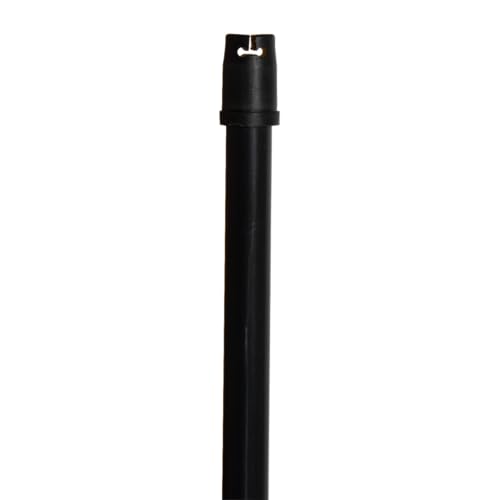 horizont Zusatzpfahl für Netze 105 cm über dem Boden, 118 cm Gesamtlänge, 5 Stück, Kunststoffpfähle mit Doppelspitze, schwarz – Zusatzpfähle für Weidenetze, Weidezaunpfähle, Zaunstangen