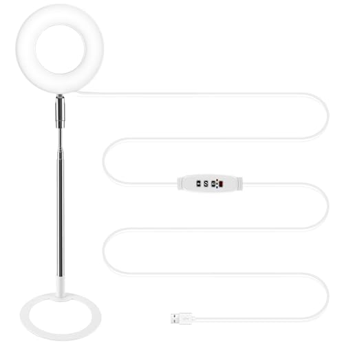 Luces de cultivo para plantas de interior, luz LED de espectro completo con soporte de ajustable, temporizador automático, para plantas