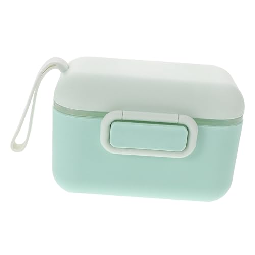 Warmhm Milchpulverbehälter Tragbar mit Dosierlöffel Aufbewahrungsbox für Babynahrung zum Mitnehmen -frei Kompakt für Reisen