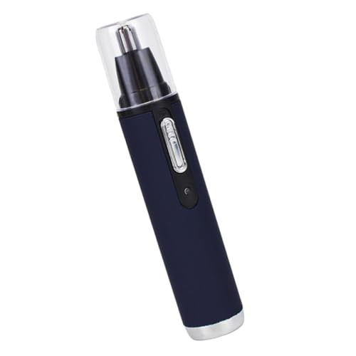 MOBUTOFU Recortadora de Pelo para Nariz y Orejas Azul Material Abs, Resistente al Desgaste Consumo de Energía, Diseño Compacto Adecuado para Uso Personal