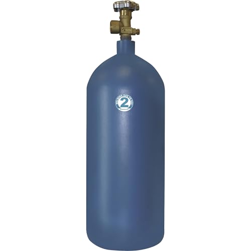 Thoroughbred Welding Gas To Go - Oxygen Welding Gas Cylinder, Size 2, 40 Cu. Ft. Empty, Model Number OXY2-B