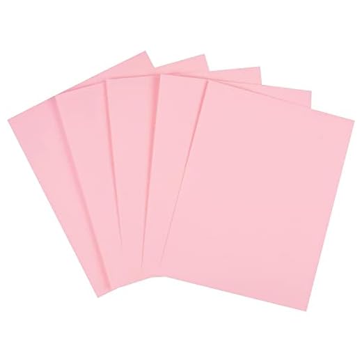 Staples 490935 Pastel Colored Copy Paper 8 1/2-Inch X 11-Inch Pink 500/Ream (14779)