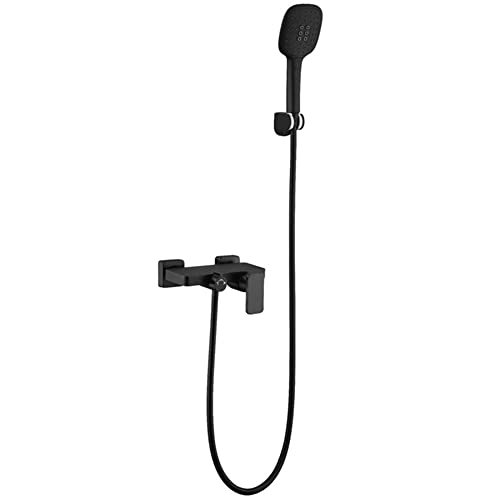 Robinet de bain mélangeur avec tapis de douche mural et tablette intégrée