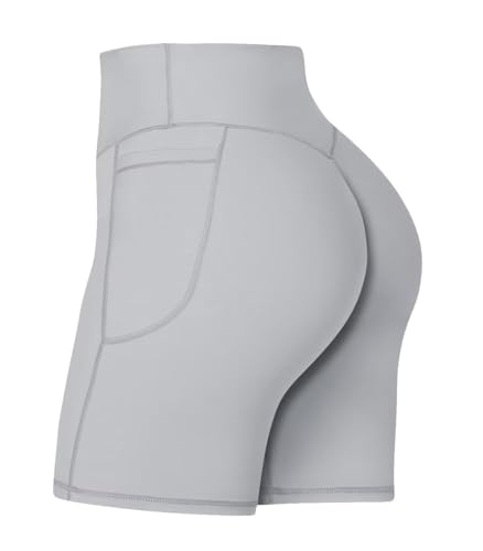 Image of Sunzel Women's Biker Shorts in High Waist Tummy Control with Deep Pockets | 3, 5 Or 8-Inch Inseam, High Waisted, No Front Seam, Side Pockets, Buttery Soft, Compression Fit, Squat Proof, Tummy Control