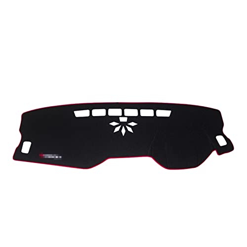 Alfombrilla protectora Chery Tiggo 8 Pro de diseño cortado por láser con borde rojo