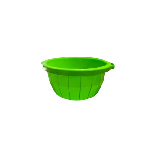 Catálogo de Plasticos cubasa más recomendados. 34 Palangana Romana Grande, 42 cm Diámetro, 17 L Capacidad, Verde, Plástico Resistente