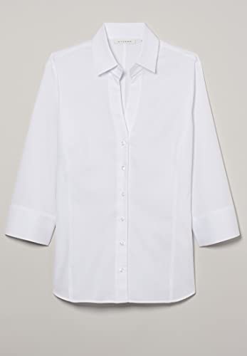 eterna-Dreiviertelarm-Bluse-Modern-Classic-strukturiert