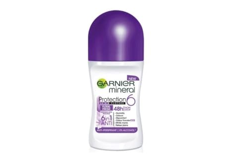 Garnier Mineral 6 en 1 Roll-On Floral Fresh 48h, Pack x4 miniatura 2
