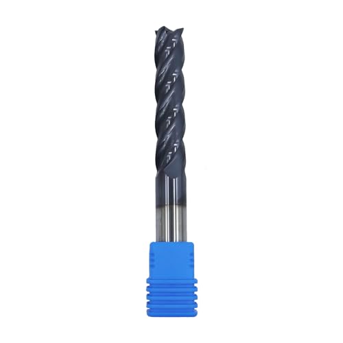 Image of 7 /16in Solid Carbide Long End Mill,4 Flutes,30 Degree Helix,AlTiN Coated Bits Tool for Medium Hardness Steel, Brass, Iron