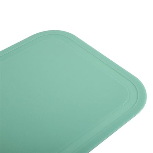 Tabla de cortar plástica antideslizante verde miniatura 7