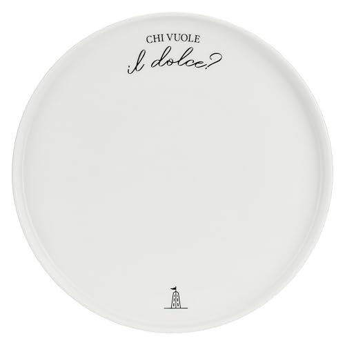 La Porcellana Bianca - Support en Porcelaine, diamètre 26 cm, Collection I Garbati