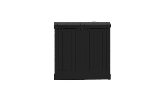 Image of Suncast Dual Trash Hideaway Cabinet for Garbage and Recycle Bags, Discrete Outdoor Trash Cabinet with Concealed Trash Bag Holders, Holds Two 33-Gal. Bags, Made in the USA