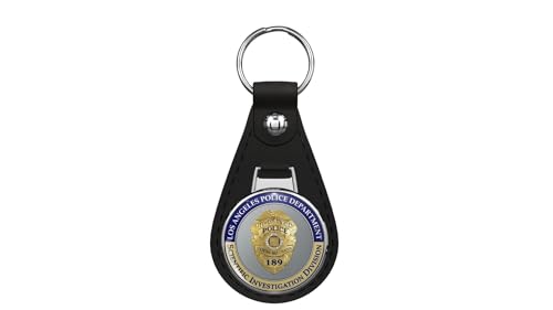 1080 Graphics Los Angeles Police Scientific Investigation Division Leather Keychain
