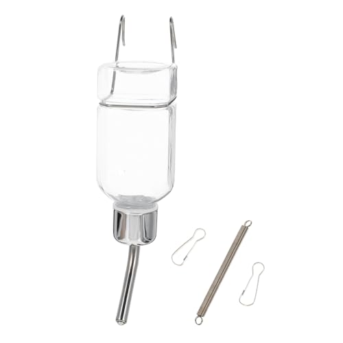 ibasenice Pet Automatic Water Feeder Hanging Dog Water Dispenser for Pets Leak Design Convenient Access to Fresh Water for Cats and Dogs Transparent