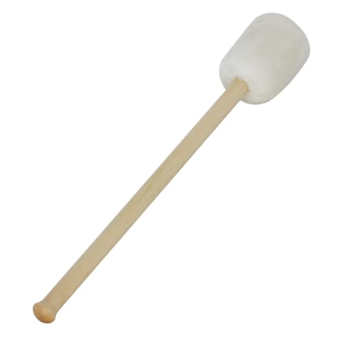 BESPORTBLE Drum Mallet with Felt Head Durable Maple Wood Percussion Stick Lightweight and Portable Drum Accessory for Musicians