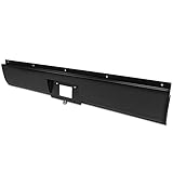 ALMULOO Rear Roll Pan Compatible with 1999-2006 Chevy Chevrolet Silverado GMC Sierra 1500 w/License Light & Flip Down License Plate Electrophoresis Steel