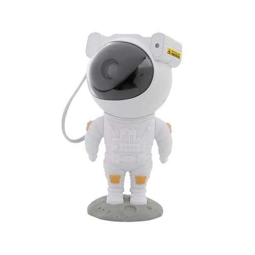 Astronauta Luminária Projetor de Estrelas e Galaxias Nebulosas com Luz de Led e Controle Remoto Temp